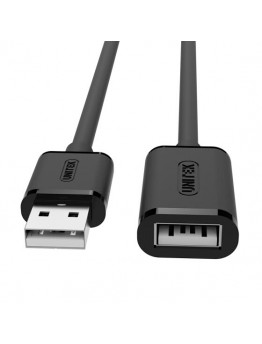 توصيلة USB 2.0 من يونيتيك ميل وفيميل بطول 1.5 متر, لون أسود