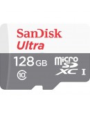 بطاقة ذاكرة MicroSDHC ألترا لنظام التشغيل أندرويد رمادي / أبيض من سانديسك مع توصيلة (ادابتر )  