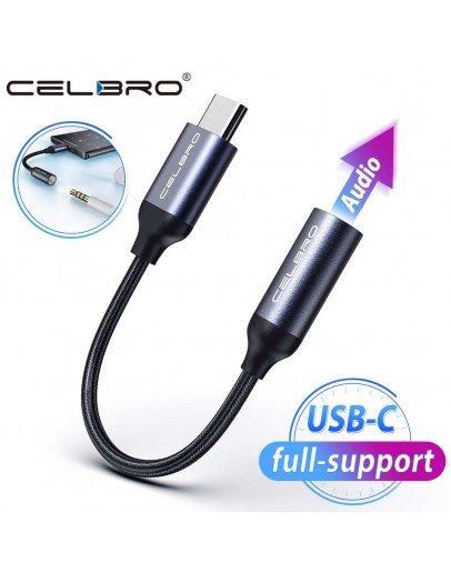 USB تايب سي 3.5ملمتر توصيلة للسماعات AUX للجوالات Oneplus 7 pro Xiaomi Mi 9 8 se Samsung Note 10 Tipo c USB Adapter