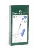 10 أقلام فايبر كاستل لون أزرق حجم 1.0 موديل 1423