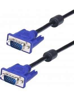 كيبل VGA TO VGA بطول 1.5 متر, اسود 
