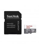 بطاقة ذاكرة MicroSDHC ألترا لنظام التشغيل أندرويد رمادي / أبيض من سانديسك مع توصيلة (ادابتر )  