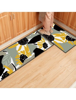 مجموعة أرضية قطعتين ماصة للسجاد غير قابلة للانزلاق مقاس 40 × 60 سم و40 × 120 سم لمدخل المطبخ وغرفة النوم والحمام وغرفة الغسيل